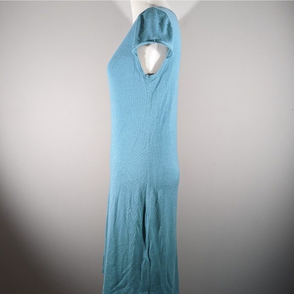 Magnolia Grace Teal Green Sienna Sweater Knit Dress Women's Size S - Picture 3 of 7